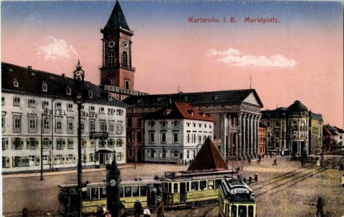 Karlsruhe - Marktplatz