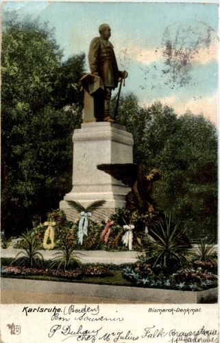 Karlsruhe - bismarck Denkmal
