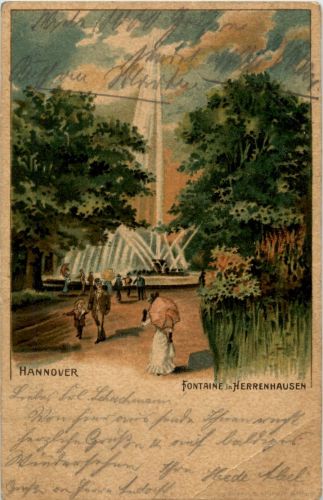 Hannover - fontaine in Herrenhausen
