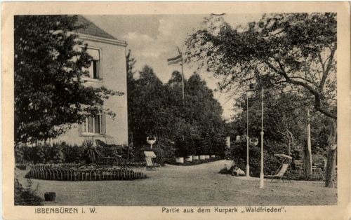 Ibbenbüren - Partie aus dem Kurpark Waldfrieden