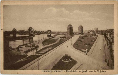 Duisburg - Ruhrort - Rheinbrücke