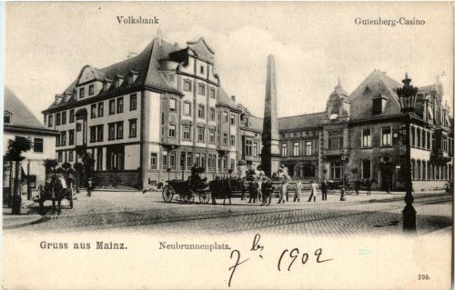 Gruss aus Mainz - Neubrunnenplatz