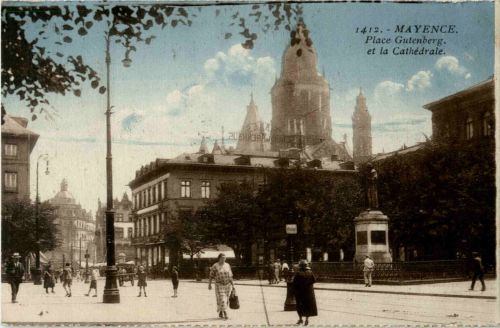 Mainz - Place Gutenberg