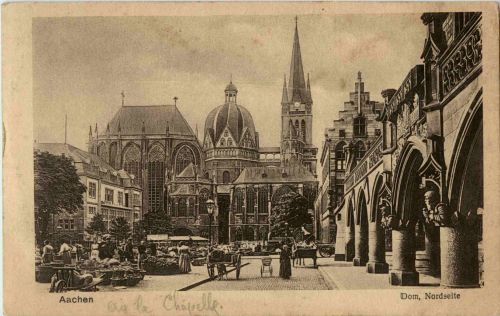 Aachen - Dom Markt