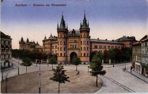 Aachen - Kaserneam Elsassplatz