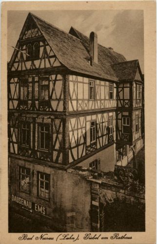 Bad Nassau - Giebel am Rathaus