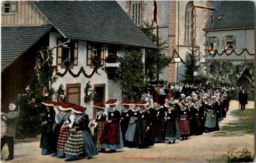Trachtenfestzug im Schwarzwald