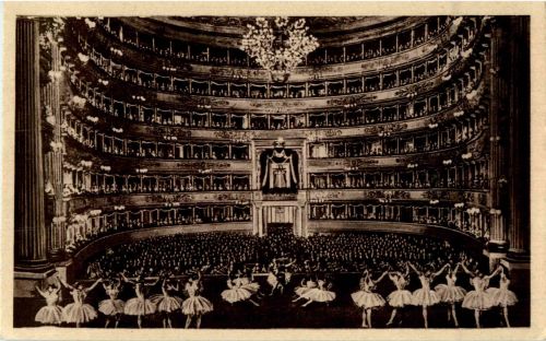 Milano - Interno del Teatro alla Scala