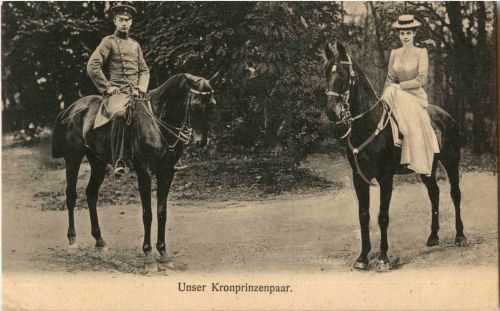 Unser Kronprinzenpaar - Pferde