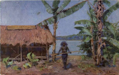 Papua in Neuguinea - Kolonialkriegerdank
