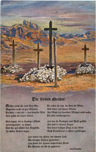 die fernen Gräber - Kolonialkriegerdank