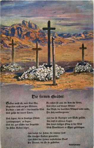 Die fernen Gräber - Kolonialkriegerdank