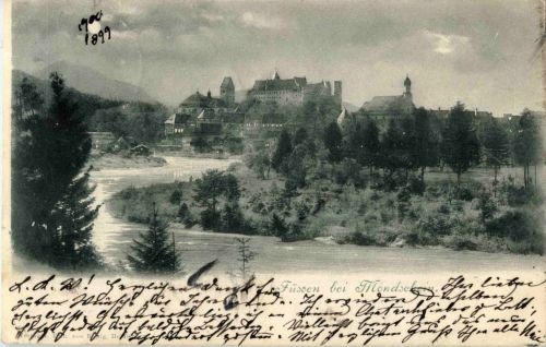 Füssen bei Mondschein