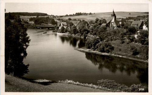 Saalburg (Saale) - Blick aus dem Hildengrund