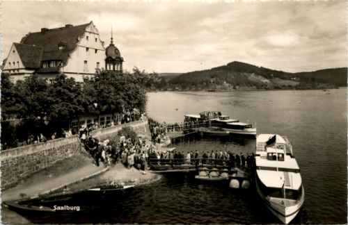 Saalburg - Bootsanlegestelle