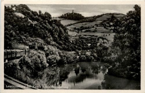 Leuchtenburg/Thür. - bei Kahla - Saalespiegelung