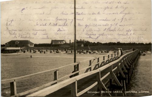 Ostseebad Prerow-Darss. Seebrücke u.Strand