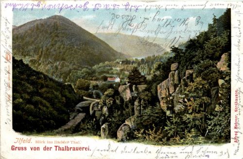 Nordhausen - Luftkurort Ilfeld - Blick ins Ilfelder Tal
