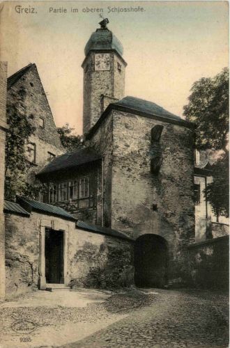 Greiz/Thür. - Partie im oberen Schlosshofe