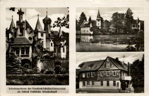 Neustadt-Orla, Erholungsheim der Friedrich-Schiller-Universität im Schloss Fröhliche Wiederkunft