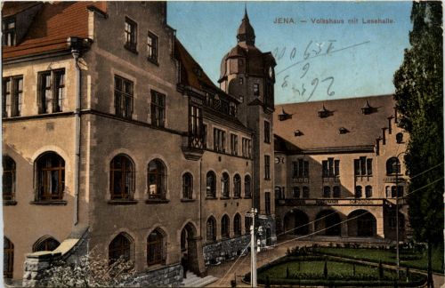 Jena - Volkshaus mit Lesehalle