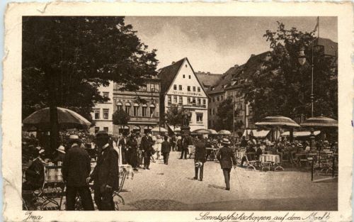 Jena - Sonntagsfrühschoppen auf dem Markt