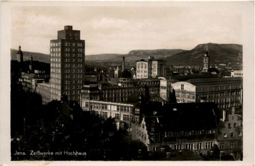 Jena - Zeisswerke mit Hochhaus