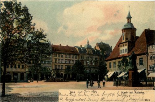 Jena - Markt mit Rathaus