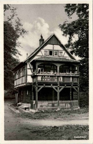 Kahla - Beriebsferienlager Konsumgenossenschaft Gera - Siebshaus - Post Kahla