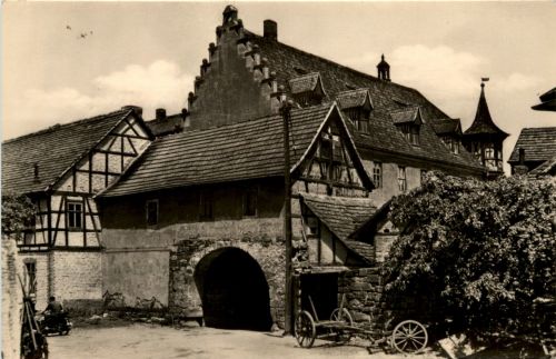 Orlamünde/Thür. - Malerischer Winkel am alten Tor