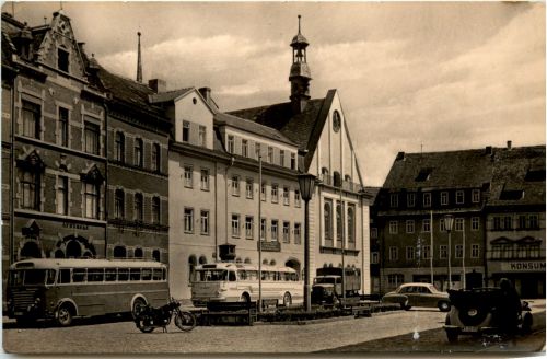 Kahla/Thür. - Markt mit Rathaus