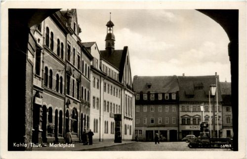 Kahla/Thür. - Marktplatz