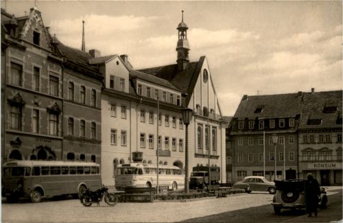 Kahla/Thür. - Markt mit Rathaus
