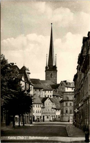 Kahla/Thür. - Bahnhofstrasse