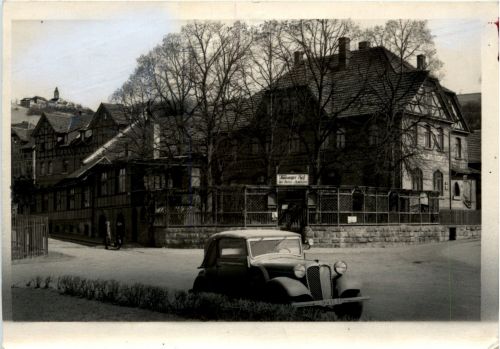 Kahla/Thür. - Thüringer Hof m. Leuchtenburg