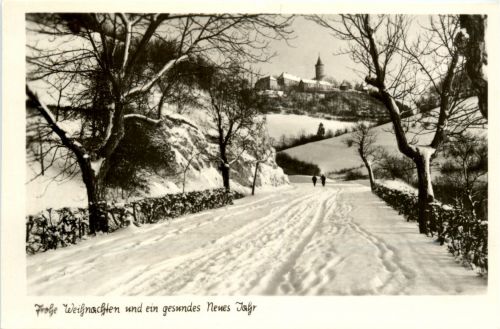 Kahla/Thür. - Leuchtenburg Frohe Weihnachten