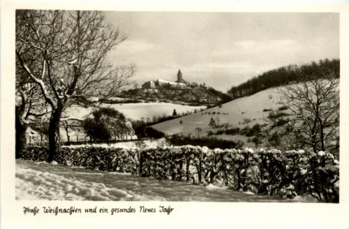 Kahla/Thür. - Leuchtenburg Frohe Weihnachten