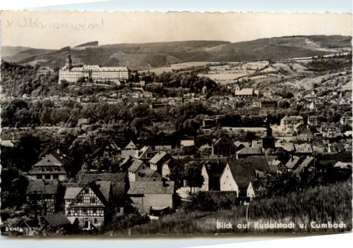 Rudolstadt/Thür. - Blick auf Rudolstadt u. Cumbach