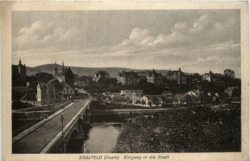 Saalfeld/Saale - Eingang in die Stadt