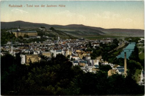 Rudolstadt/Thür. - Total von den Justinen-Höhe