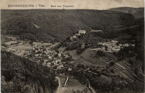 Schwarzburg/Thür. - Blick v. Trippstein