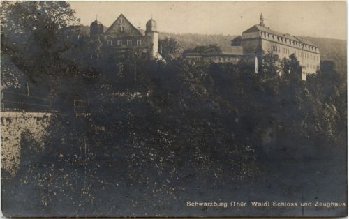 Schwarzburg/Thür. - Schloss und Zeughaus