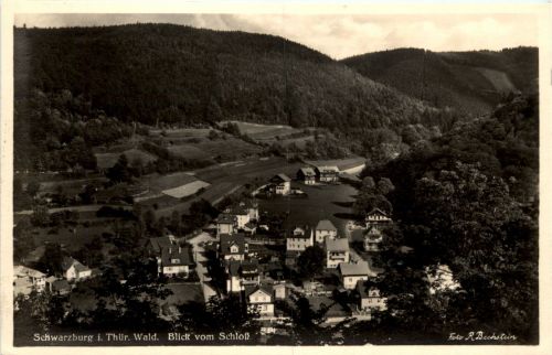 Schwarzburg/Thür. - Blick vom Schloss