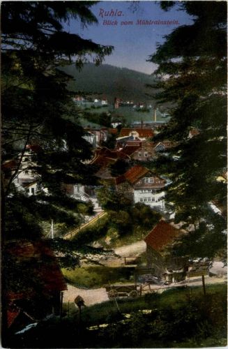 Ruhla/Thür. - Blick vom Mühlrainstein