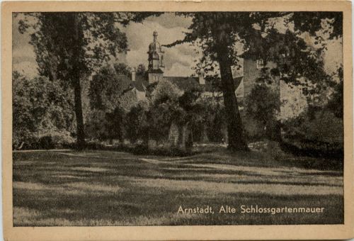 Arnstadt/Thür. - Alte Schlossgartenmauer