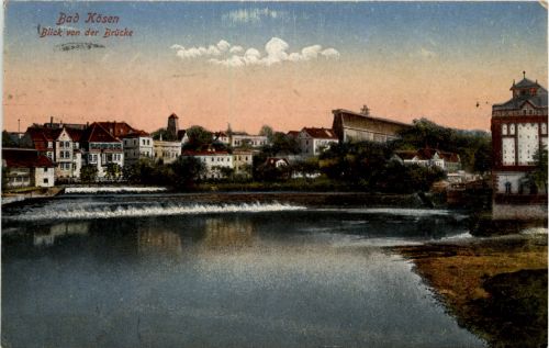 Naumburg - Bad Kösen a.d.Saale - Blick von der Brücke