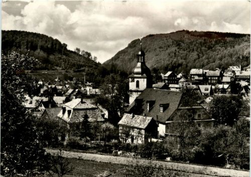 Zella-Mehlis/Thür. - Mehlis mit Reissiger Stein