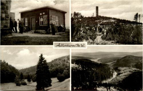 Adlersturm/Thür.Wald - Umgebung Stutenhaus - Adlersberg und Vessertal