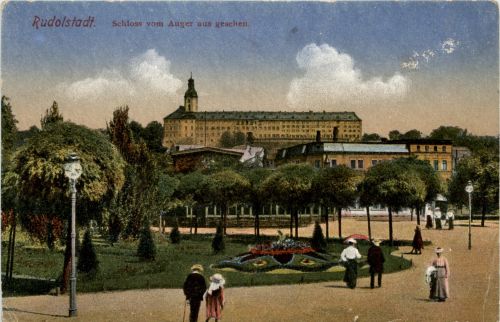 Rudolstadt/Thür. - Schloss vom Auger aus gesehen