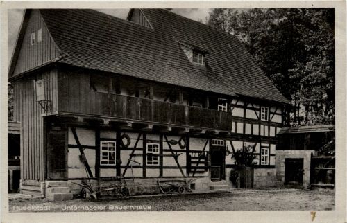 Rudolstadt/Thür. - Unterhaseler Bauernhaus aus dem Saaletal